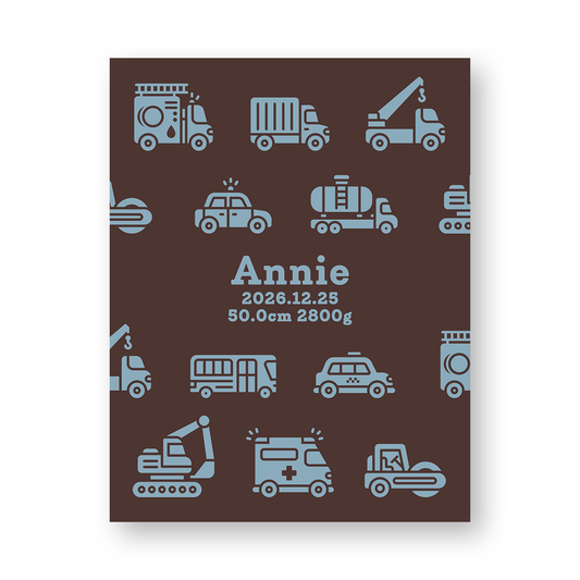 [はたらくくるま]AnniversaryBlanket オーガニック