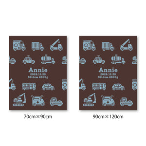[はたらくくるま]AnniversaryBlanket オーガニック