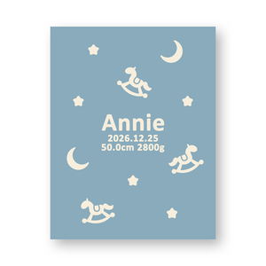 [木馬ゆめかわ]AnniversaryBlanket オーガニック