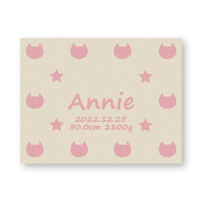 [ねこどっと]AnniversaryBlanketオーガニック90cm×120cm