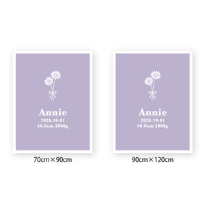[10月誕生月花　ガーベラ]AnniversaryBlanket オーガニック