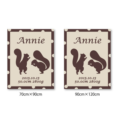 [リス]AnniversaryBlanket オーガニック