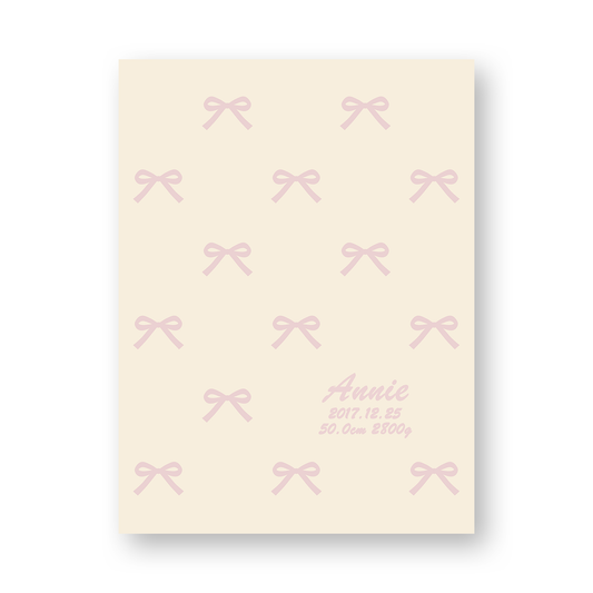 [Ribbon]AnniversaryBlanket オーガニック 90cm×120cm