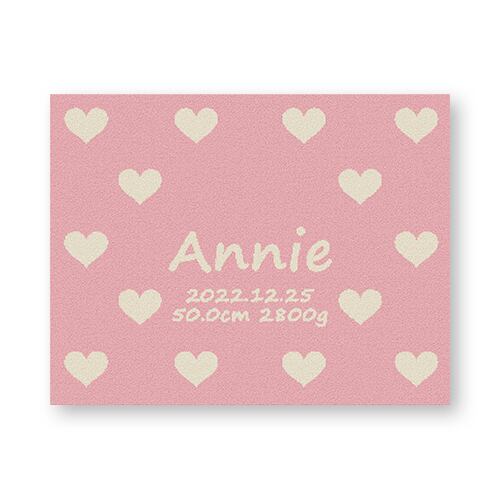 [らぶらぶ]AnniversaryBlanketオーガニック 90cm×120cm