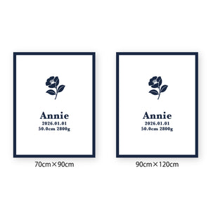 [1月誕生月花　ツバキ]AnniversaryBlanket オーガニック
