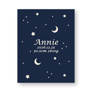 [月とお星さま]AnniversaryBlanket オーガニック