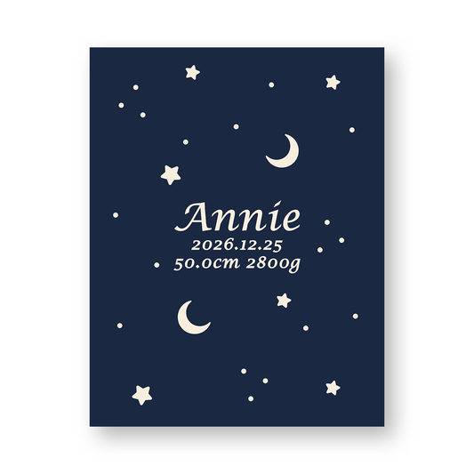 [月とお星さま]AnniversaryBlanket オーガニック