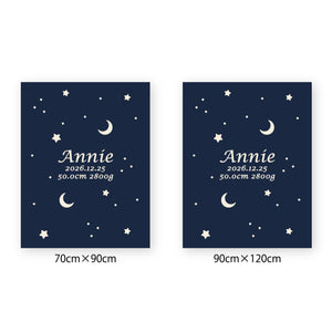 [月とお星さま]AnniversaryBlanket オーガニック