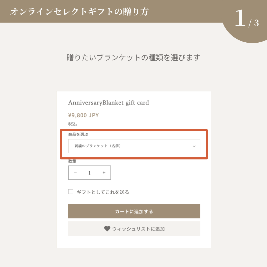 AnniversaryBlanket gift card