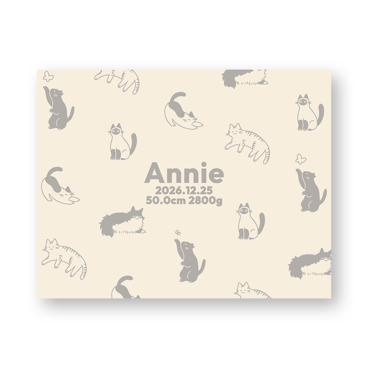 [ねこ]AnniversaryBlanket オーガニック