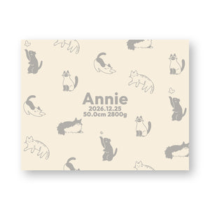 [ねこ]AnniversaryBlanket オーガニック