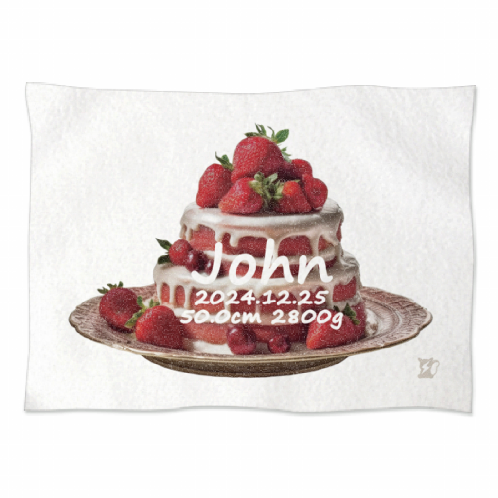 [cake]AnniversaryBlanket プリント