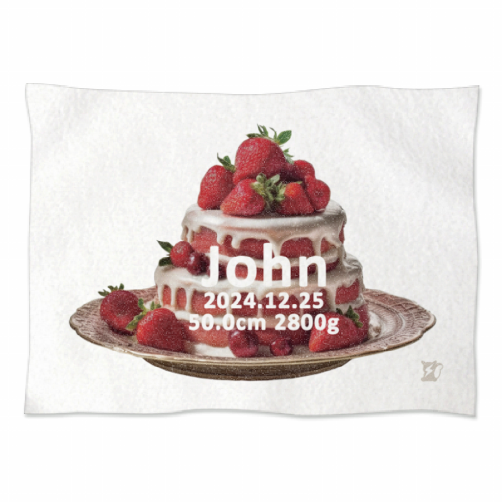 [cake]AnniversaryBlanket プリント
