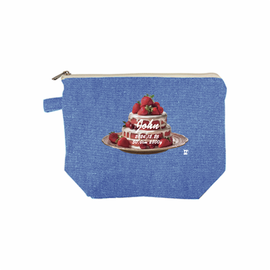 [cake Pouch]AnniversaryBlanket プリント