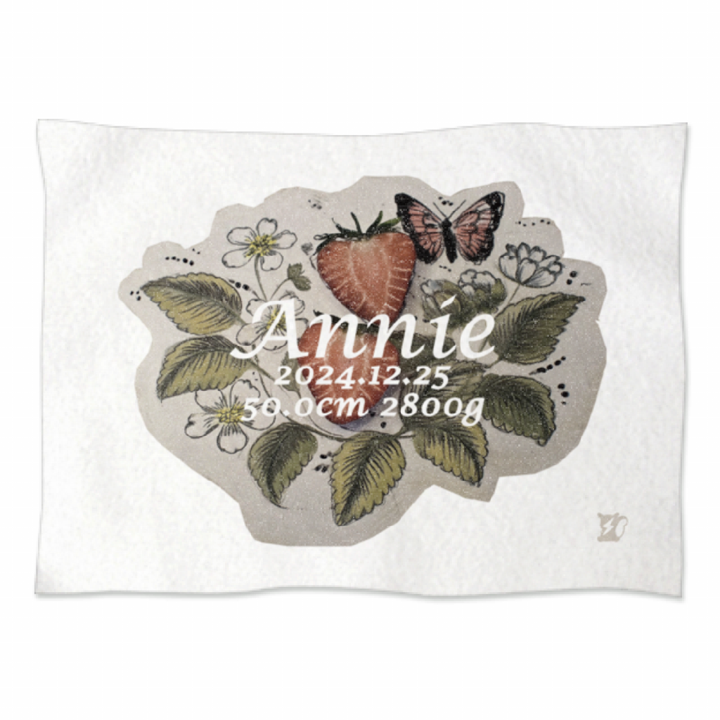 [Strawberry]AnniversaryBlanket プリント