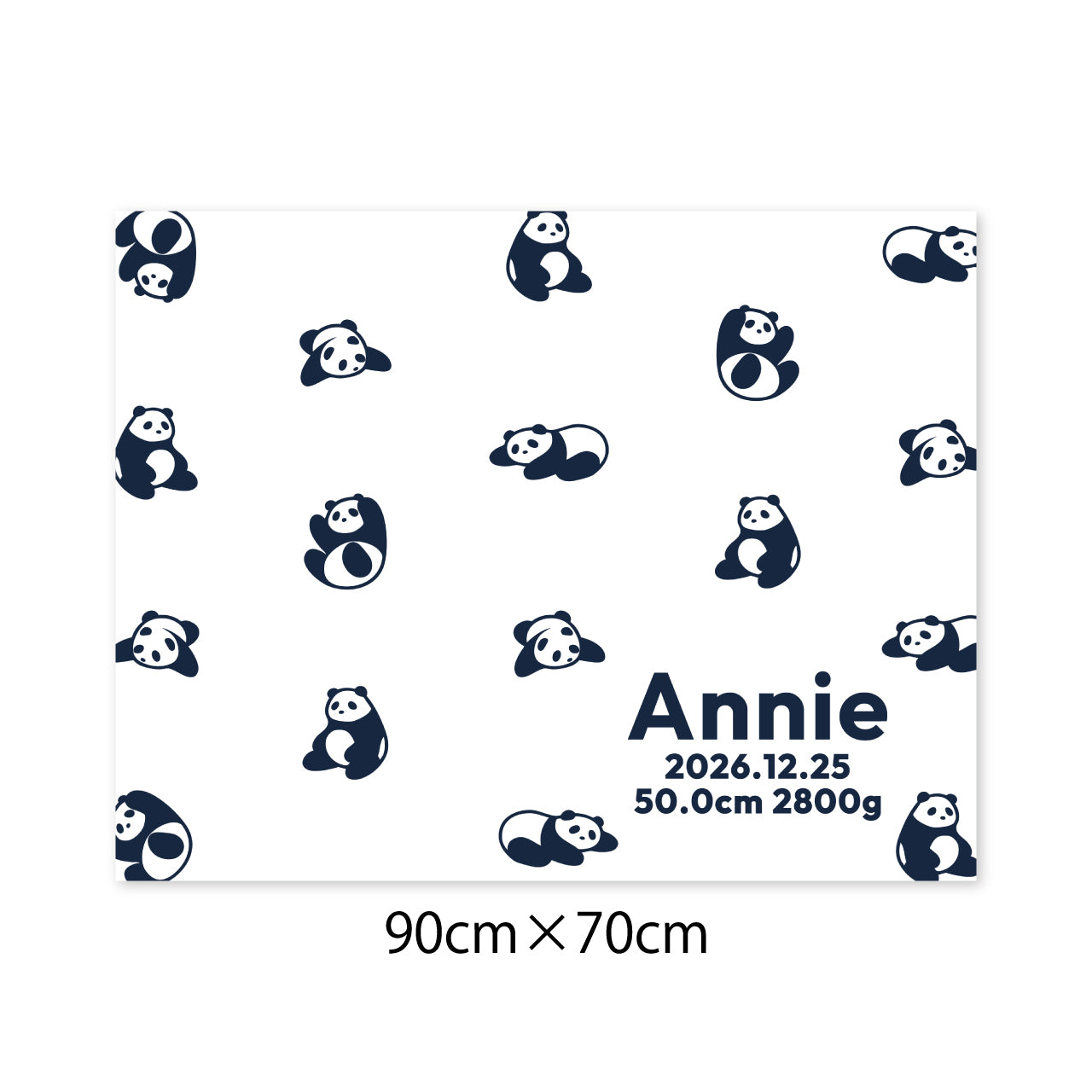 パンダ]AnniversaryBlanket オーガニック